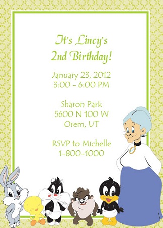 invitaciones de cumpleanos gratis looney tunes invitaciones de cumpleanos gratis looney tunes