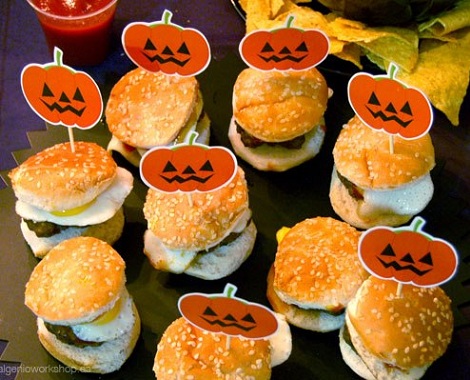 fiesta halloween original hamburguesas