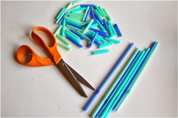 pajitas para collar hawaiano