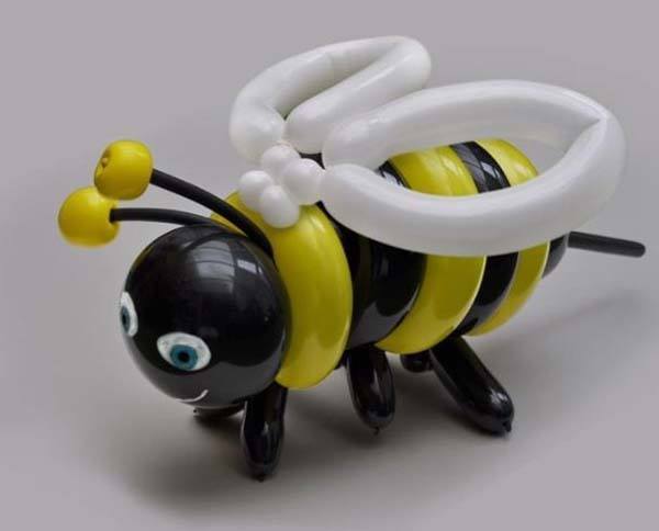 abeja-de-globos-para-decorar-cumpleaños