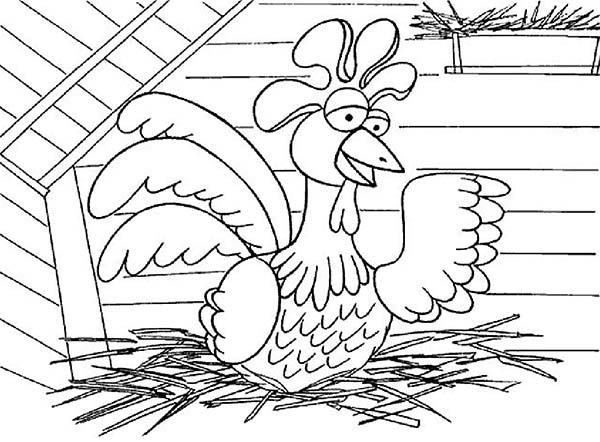 colorear-dibujo-de-gallina