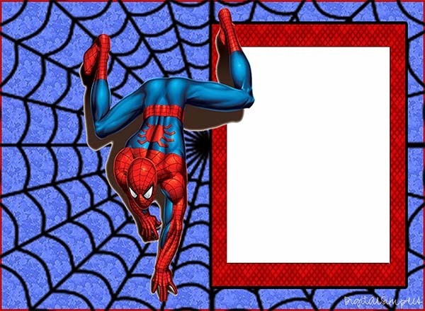 invitacion-para-imprimir-de-spiderman