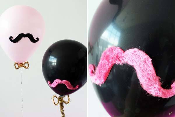 decoracion-de-globos-con-bigotes