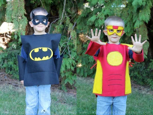 DIY 10 Disfraces de superhéroes y superheroínas caseros